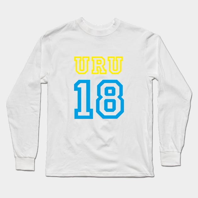 URUGUAY 2018 Long Sleeve T-Shirt by eyesblau